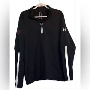 Under Armour Men’s Qualifier Run 1/4 Zip Pullover Black XL – Sponsor Logo